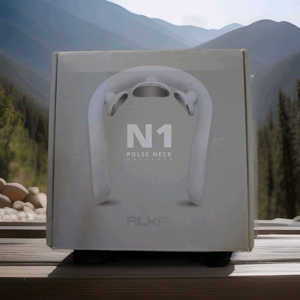 ALKAI N1 Electric Neck Massager with Heat Cordless Neck Massager for Pain Relief